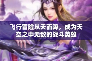 飞行冒险从天而降，成为天空之中无敌的战斗英雄