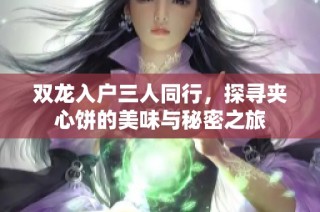 双龙入户三人同行，探寻夹心饼的美味与秘密之旅