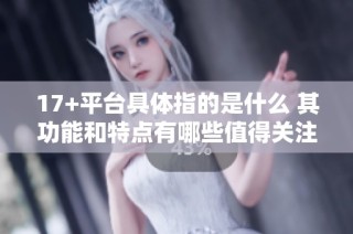 17+平台具体指的是什么 其功能和特点有哪些值得关注的地方