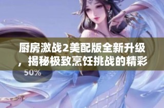 厨房激战2美配版全新升级，揭秘极致烹饪挑战的精彩瞬间与战术攻略