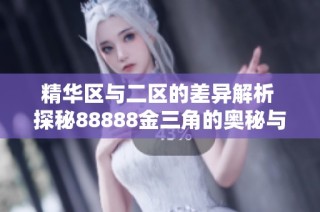 精华区与二区的差异解析 探秘88888金三角的奥秘与价值