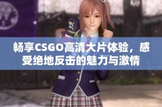 畅享CSGO高清大片体验，感受绝地反击的魅力与激情