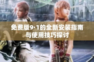 免费版9·1的全新安装指南与使用技巧探讨