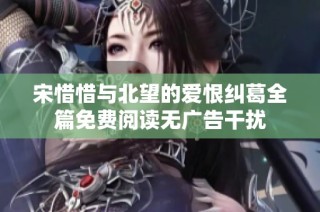 宋惜惜与北望的爱恨纠葛全篇免费阅读无广告干扰