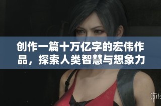 创作一篇十万亿字的宏伟作品，探索人类智慧与想象力的极限