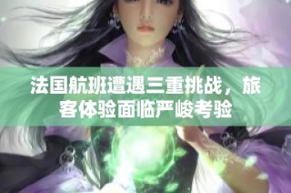 法国航班遭遇三重挑战，旅客体验面临严峻考验