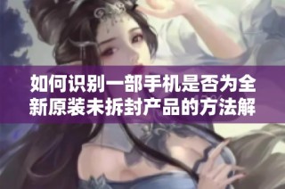 如何识别一部手机是否为全新原装未拆封产品的方法解析