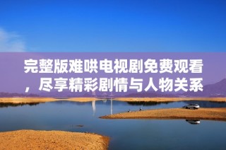 完整版难哄电视剧免费观看，尽享精彩剧情与人物关系冲突