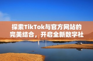 探索TikTok与官方网站的完美结合，开启全新数字社交体验