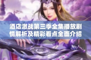 酒店激战第三季全集播放剧情解析及精彩看点全面介绍