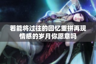 若能将过往的回忆重拼再现情感的岁月你愿意吗