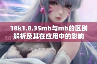 18k1.8.35mb与mb的区别解析及其在应用中的影响
