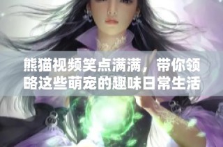 熊猫视频笑点满满，带你领略这些萌宠的趣味日常生活