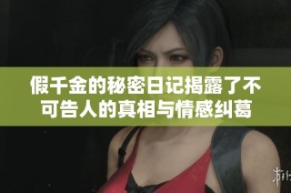 假千金的秘密日记揭露了不可告人的真相与情感纠葛