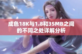 成色18K与1.8和35MB之间的不同之处详解分析