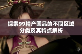 探索99精产国品的不同区域分类及其特点解析