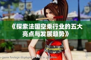 《探索法国空乘行业的五大亮点与发展趋势》