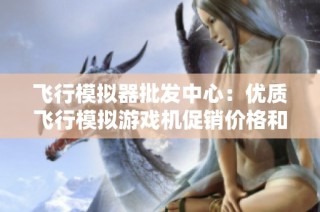 飞行模拟器批发中心：优质飞行模拟游戏机促销价格和货源信息介绍