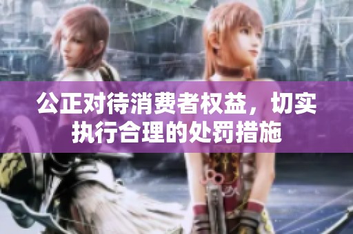 公正对待消费者权益，切实执行合理的处罚措施