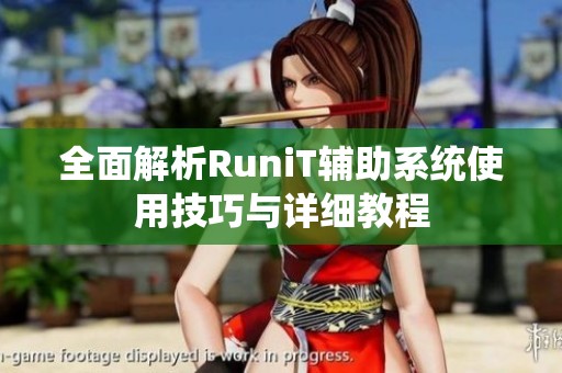 全面解析RuniT辅助系统使用技巧与详细教程