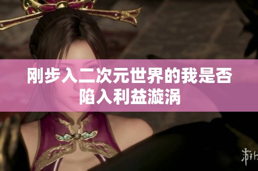 刚步入二次元世界的我是否陷入利益漩涡