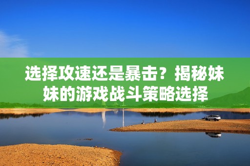 选择攻速还是暴击？揭秘妹妹的游戏战斗策略选择