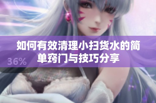 如何有效清理小扫货水的简单窍门与技巧分享