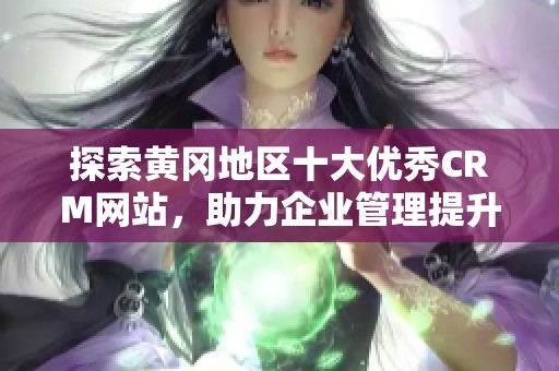 探索黄冈地区十大优秀CRM网站，助力企业管理提升与发展