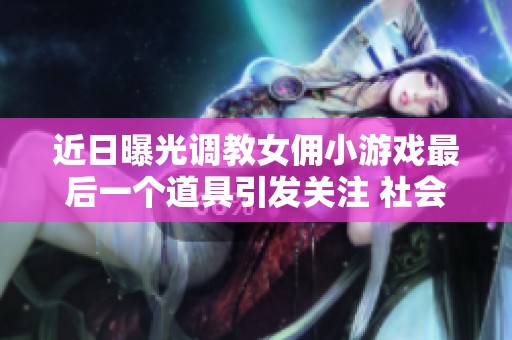 近日曝光调教女佣小游戏最后一个道具引发关注 社会反响热烈