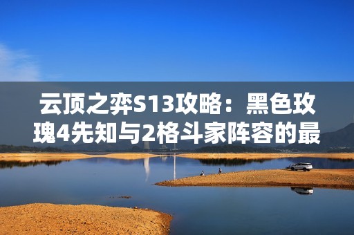 云顶之弈S13攻略：黑色玫瑰4先知与2格斗家阵容的最佳玩法心得与技巧解析