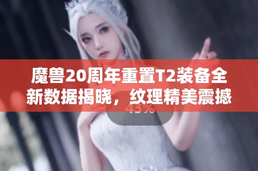 魔兽20周年重置T2装备全新数据揭晓，纹理精美震撼体验！