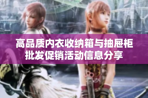 高品质内衣收纳箱与抽屉柜批发促销活动信息分享