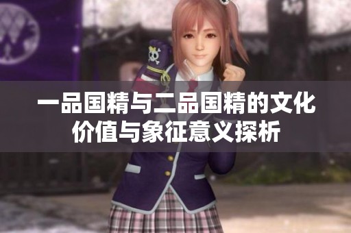 一品国精与二品国精的文化价值与象征意义探析