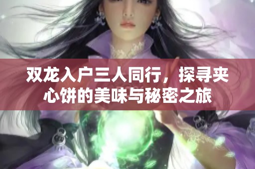 双龙入户三人同行，探寻夹心饼的美味与秘密之旅
