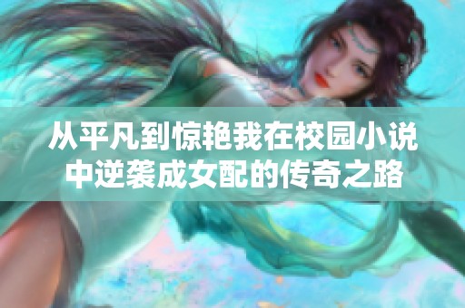 从平凡到惊艳我在校园小说中逆袭成女配的传奇之路