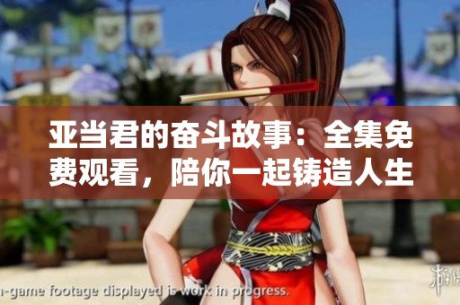 亚当君的奋斗故事：全集免费观看，陪你一起铸造人生的精彩旅程
