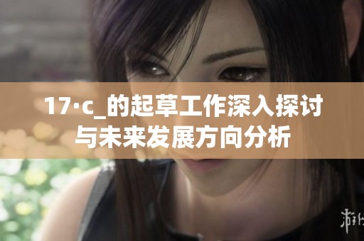 17·c_的起草工作深入探讨与未来发展方向分析