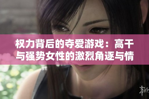 权力背后的夺爱游戏：高干与强势女性的激烈角逐与情感纠葛