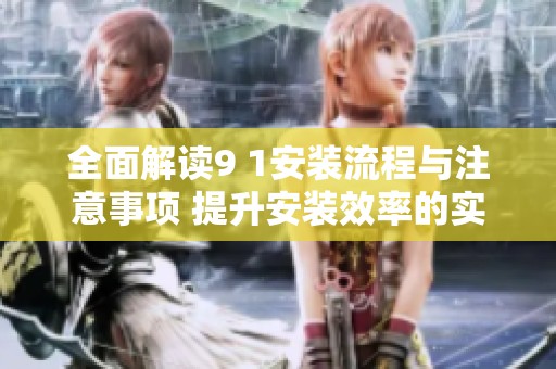 全面解读9 1安装流程与注意事项 提升安装效率的实用指南
