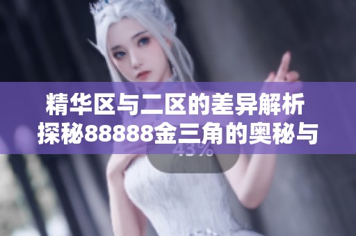 精华区与二区的差异解析 探秘88888金三角的奥秘与价值