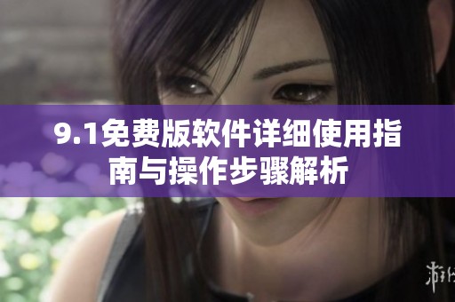9.1免费版软件详细使用指南与操作步骤解析